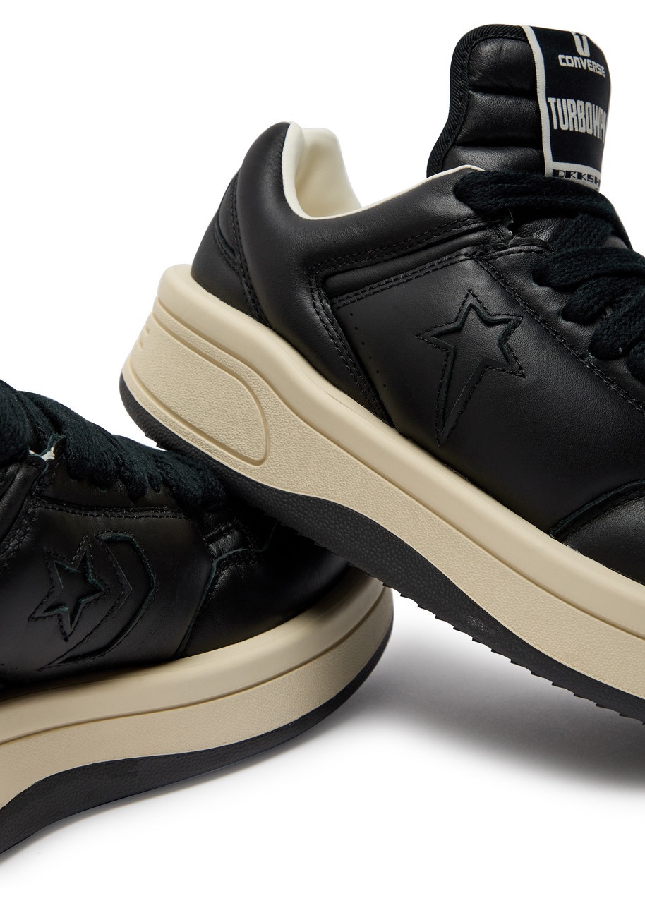 Rick Owens X Converse Drkshdw Padded Leather Sneakers - 4