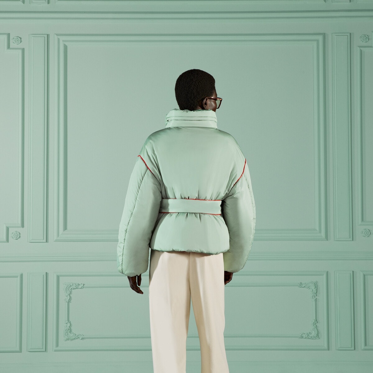 adidas x Gucci padded nylon bomber - 7