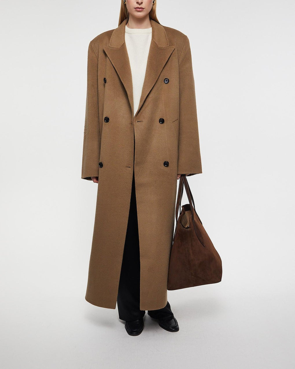Coat Deja Double-Breasted Tan - 3