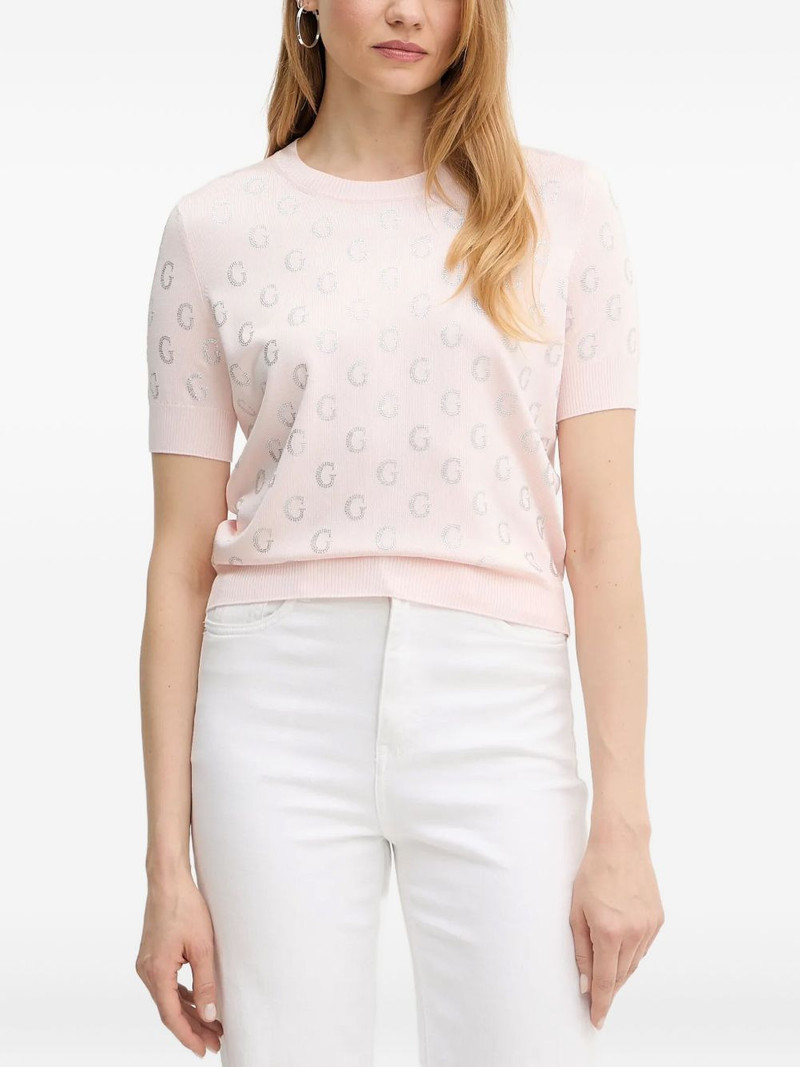 logo-embellished short-sleeves top 1