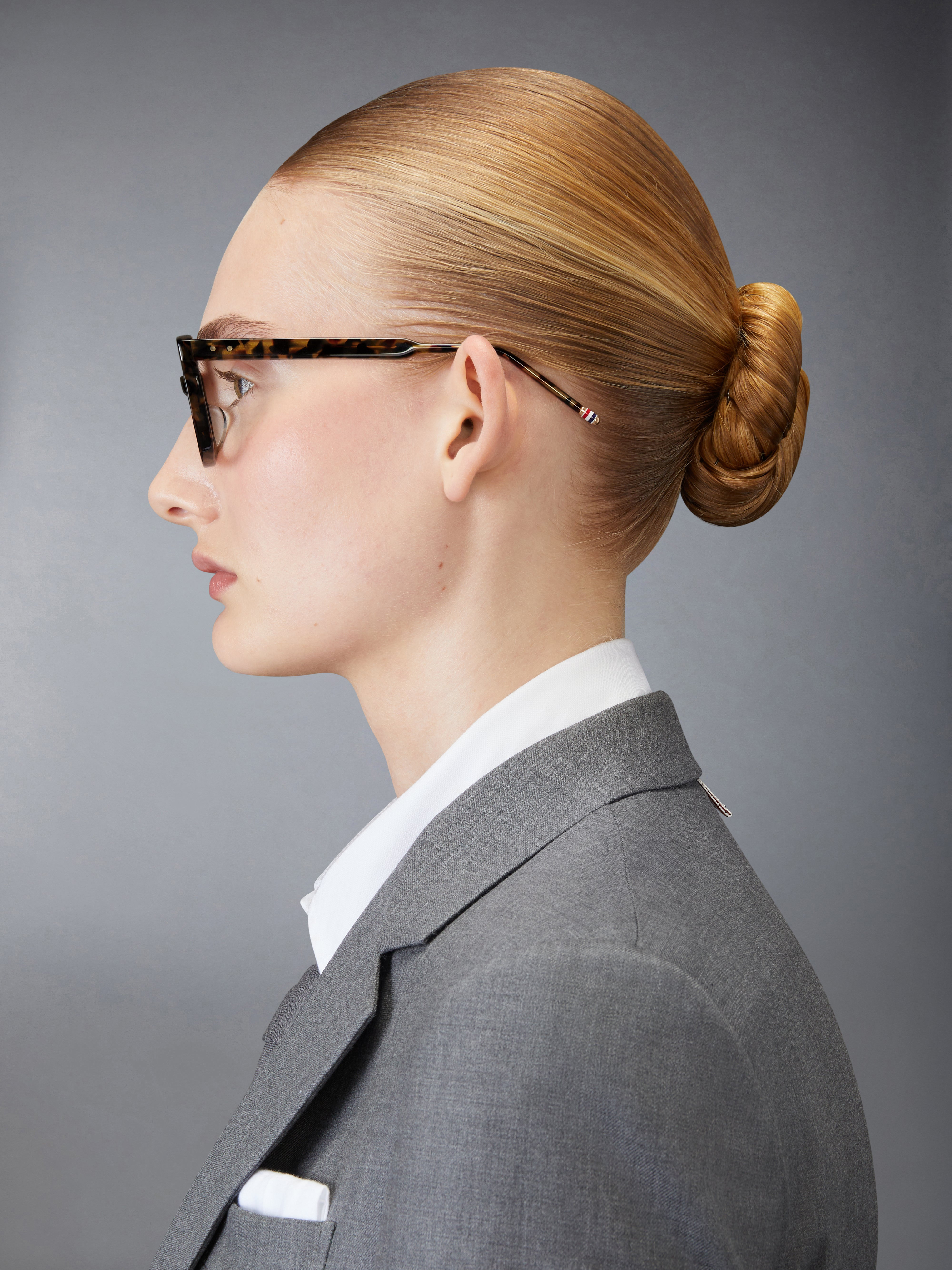 TOKYO TORTOISE ACETATE RECTANGULAR EYEGLASSES - 5