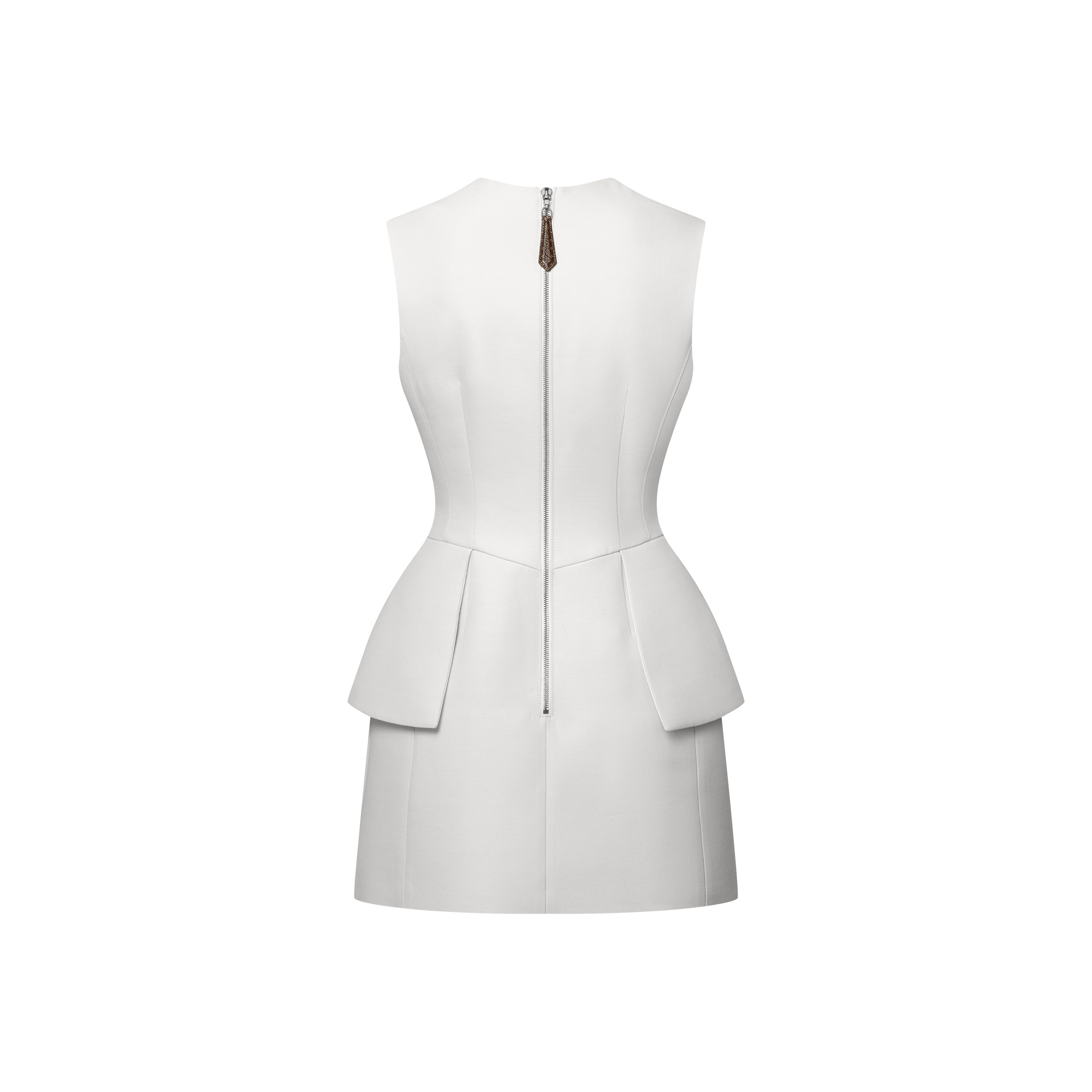 Tailored Peplum Dress - 3