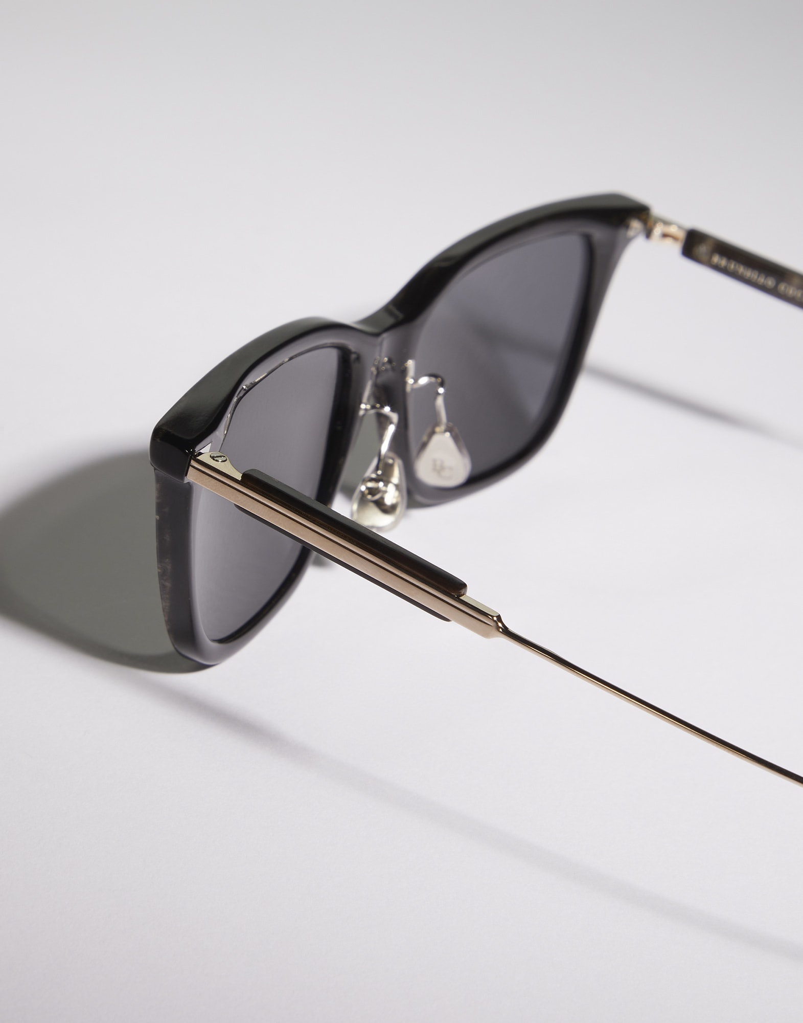 Sartorial Sunset horn and titanium sunglasses - 3