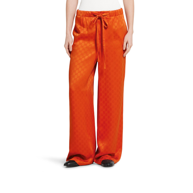 GG satin pants 3