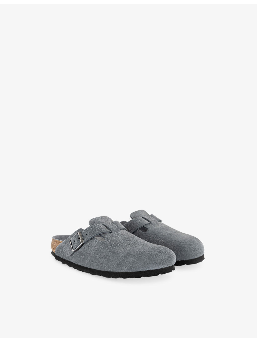 Boston Suede Clogs - 4