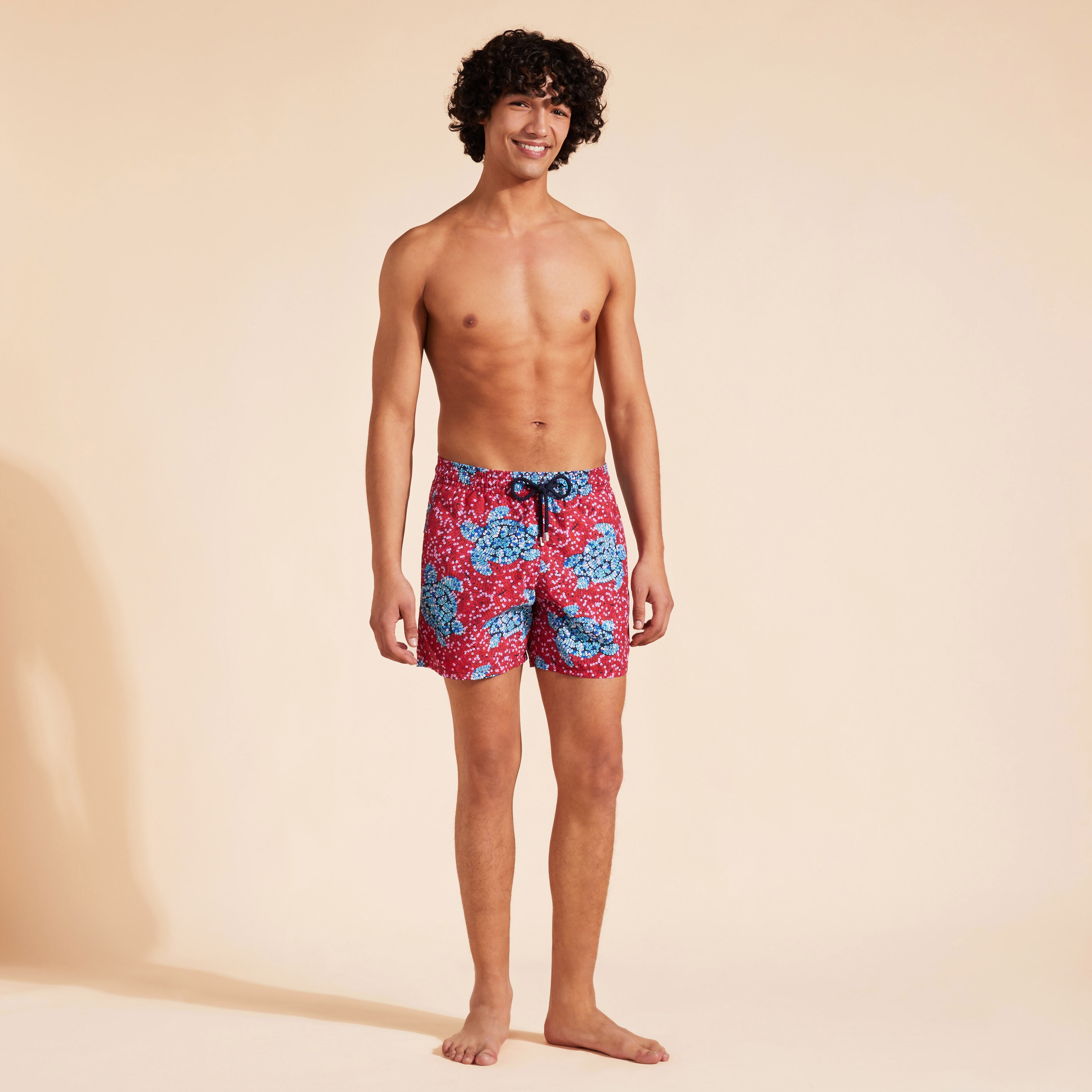 Men Swim Trunks Turtles Sequins - 3