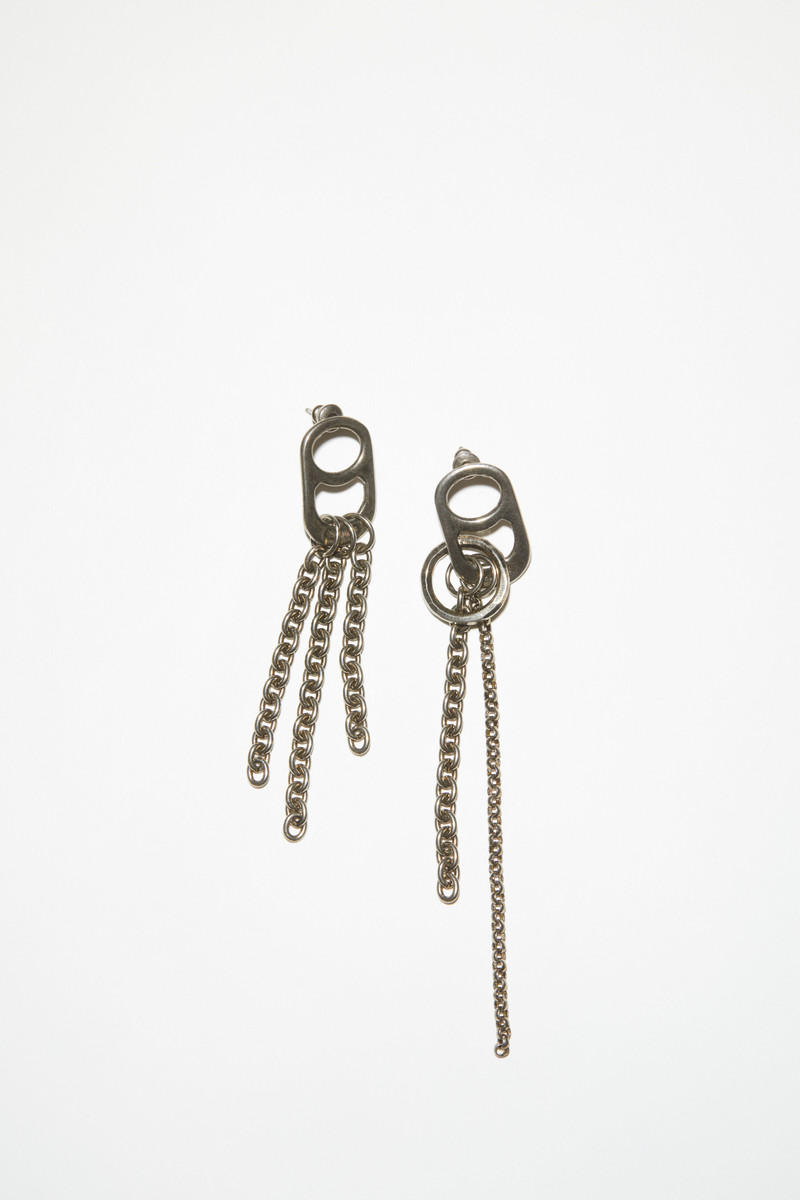 Can puller earrings - Antique Silver 1
