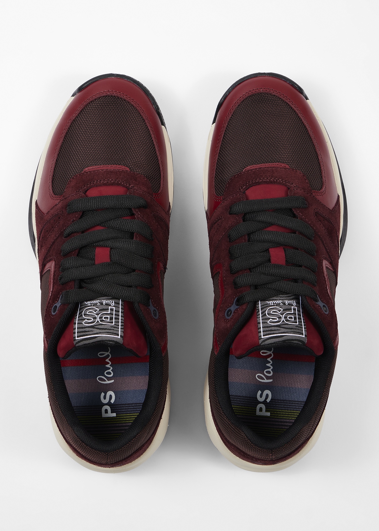 Dark Red 'Ossi' Trainers - 5