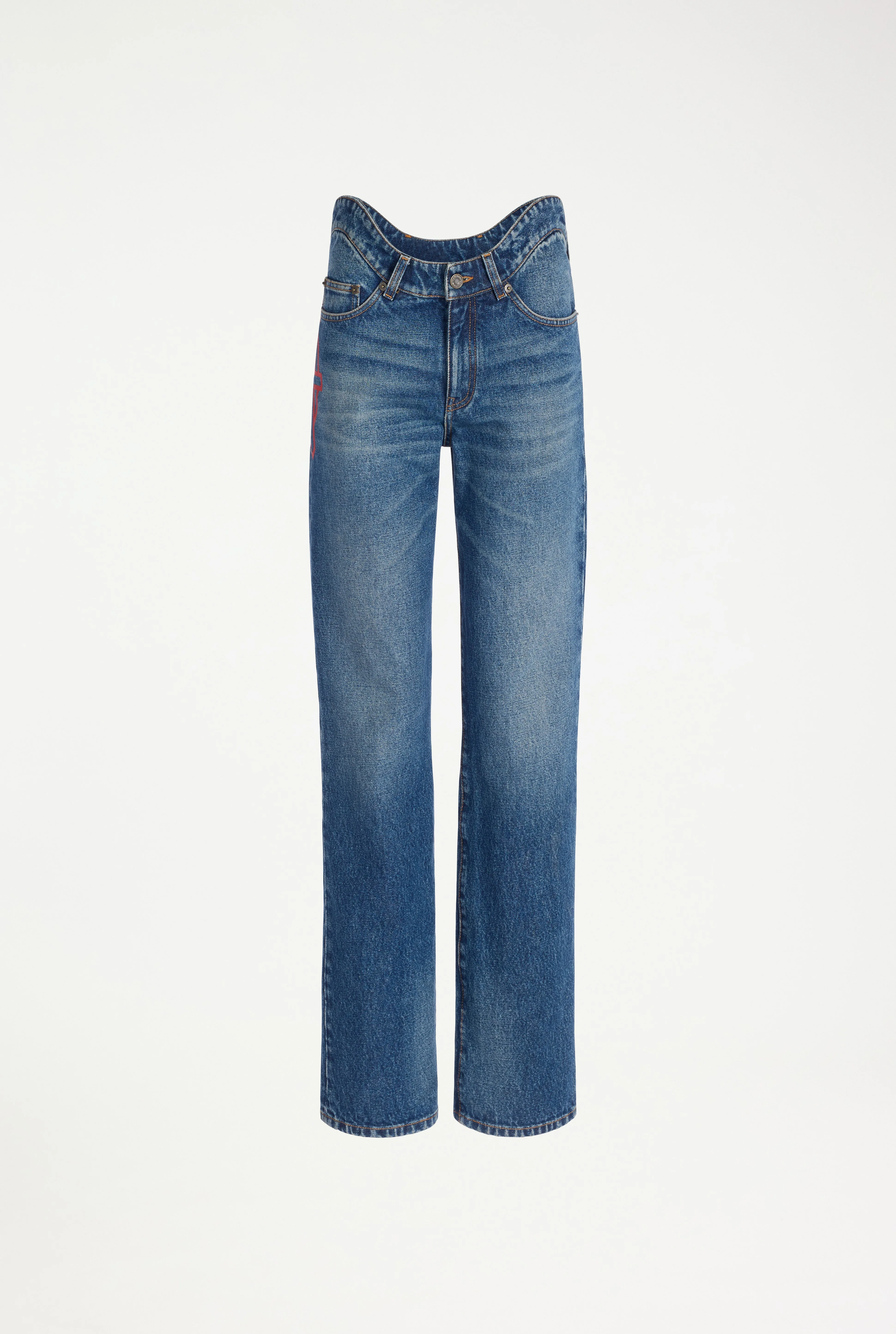 THE JPG CURVED DENIM JEANS - 1