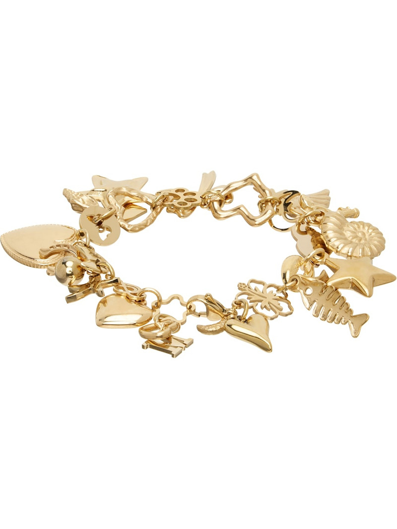 MARLAND BACKUS Gold Charm Bracelet outlook