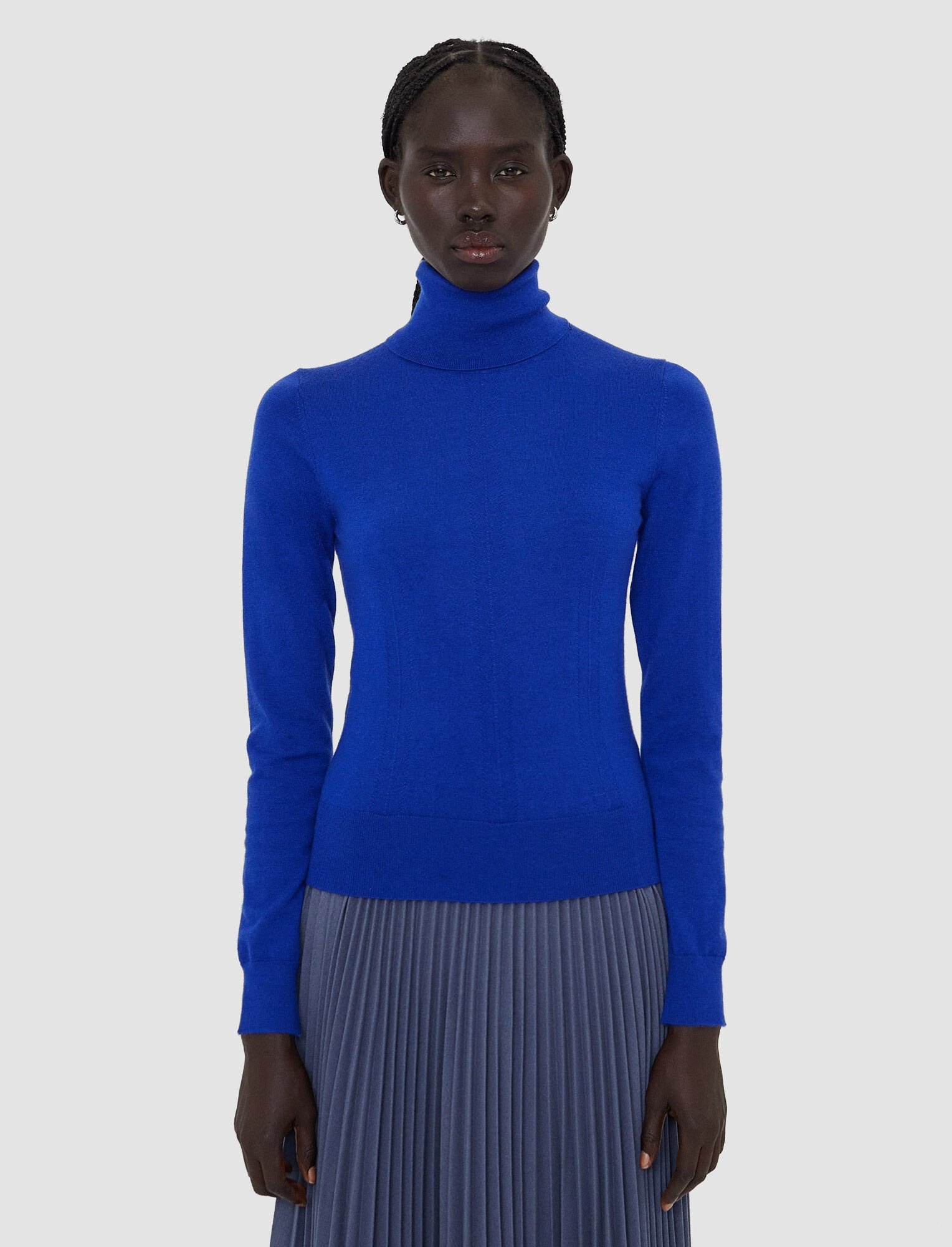 Cashmere Stretch High Neck Jumper - 2