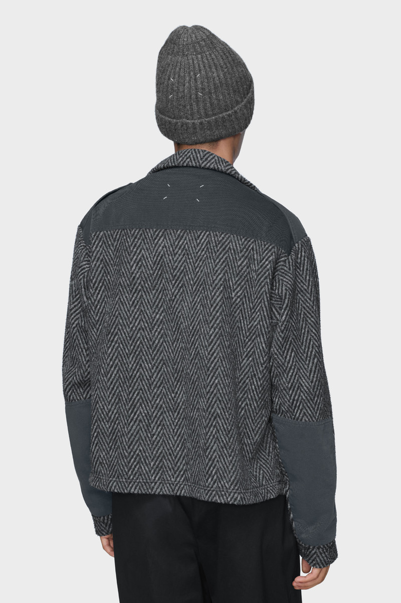 Jacquard fleece caban 4
