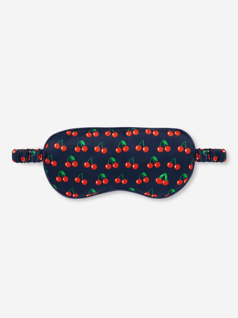 Eye Mask Brindisi 77 Silk Satin Navy - 1