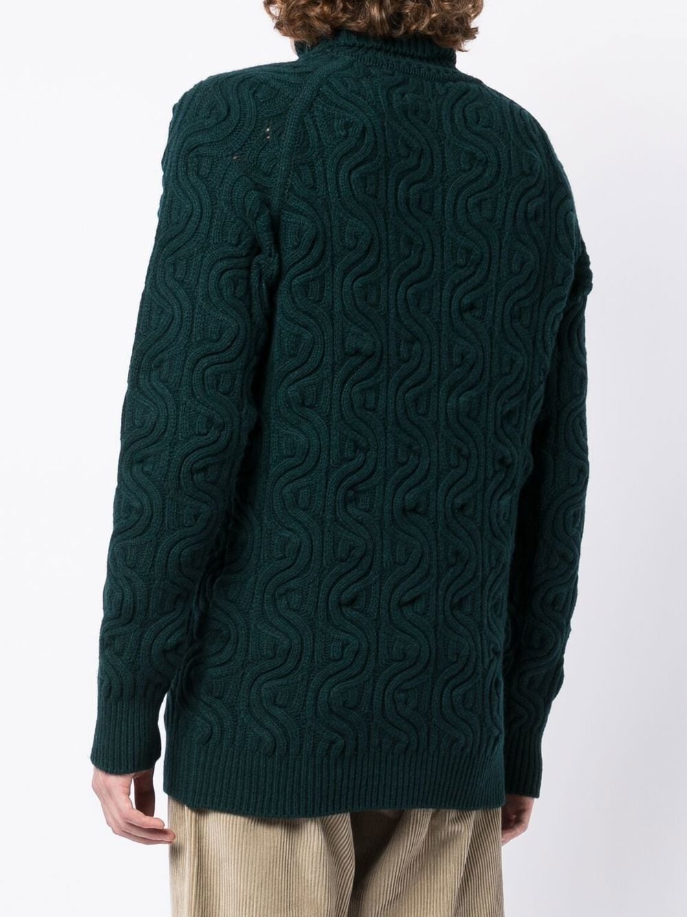 roll-neck wool jumper - 4