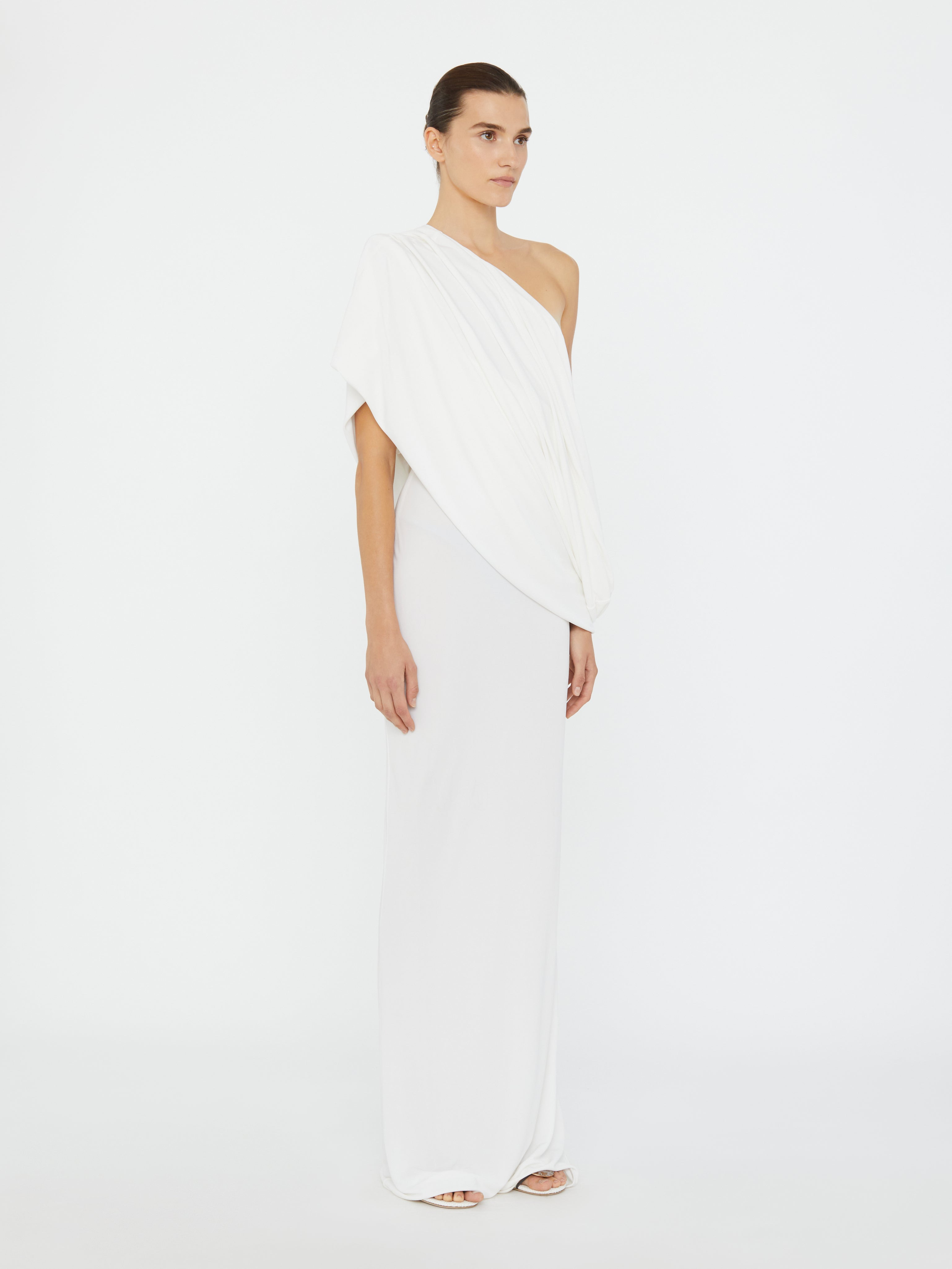 Aiba Draped Jersey Tee Dress - 5