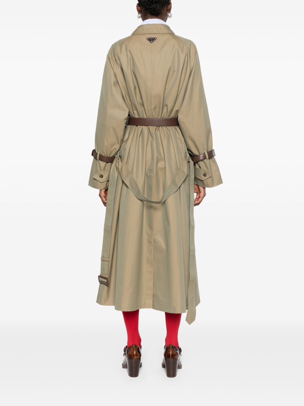 belted trench coat - 4