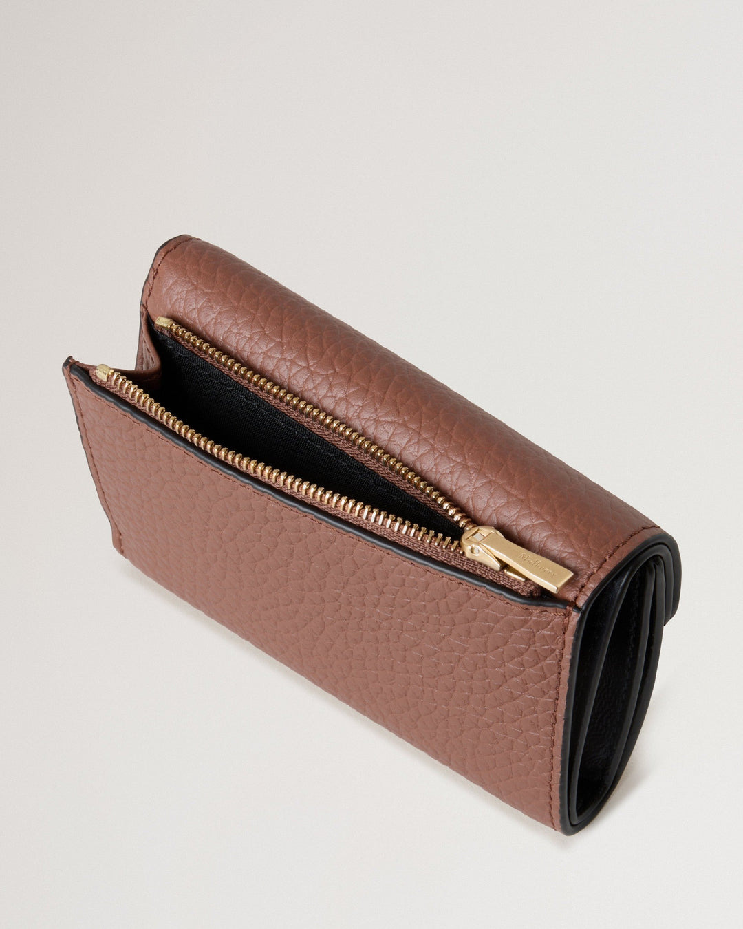 Folded Multi-Card Wallet Bright Oak Heavy Grain - 2