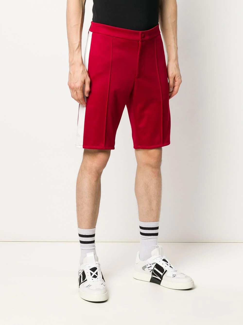 side-stripe tailored shorts - 3