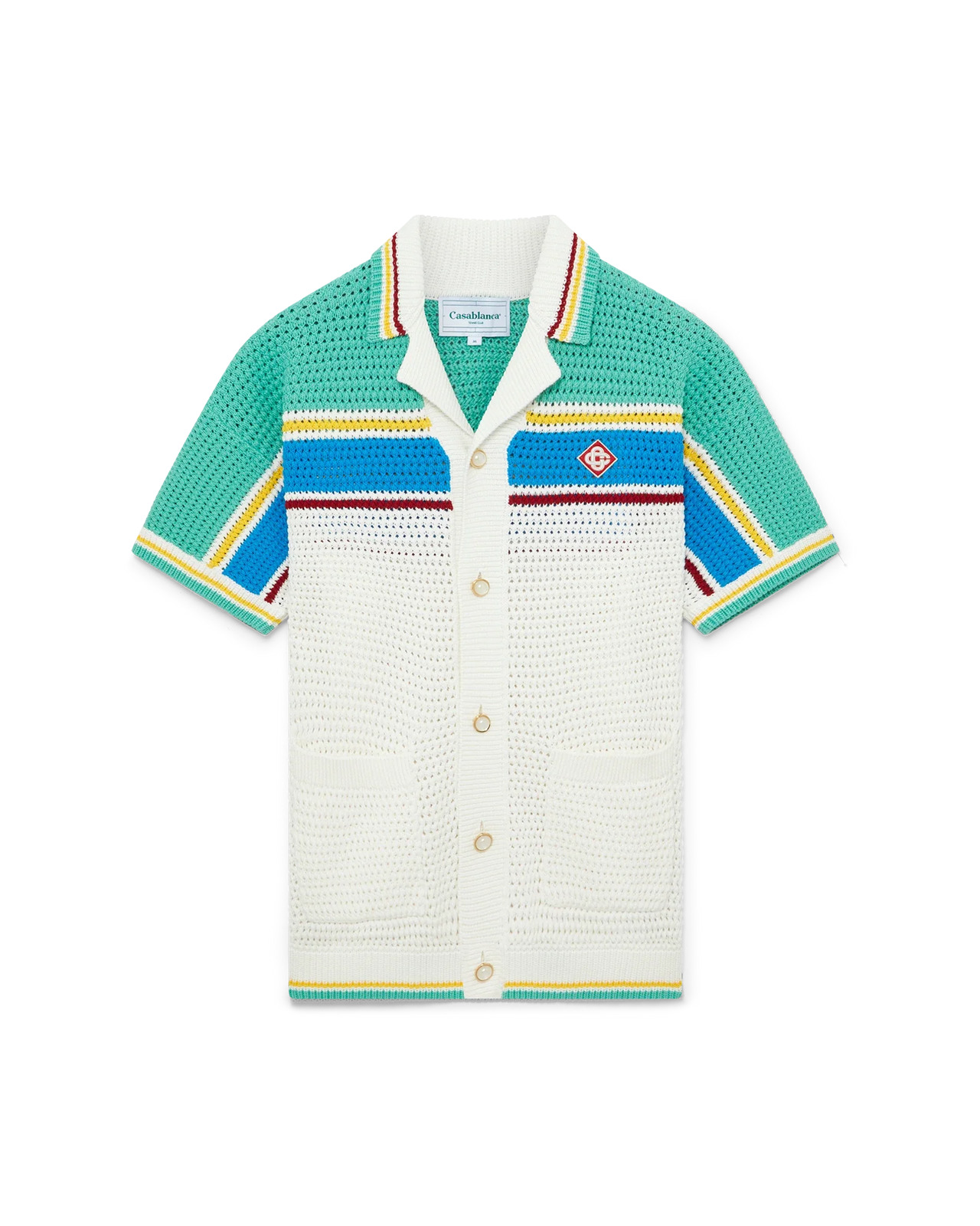 Crochet Tennis Shirt | Casablanca Paris - 1