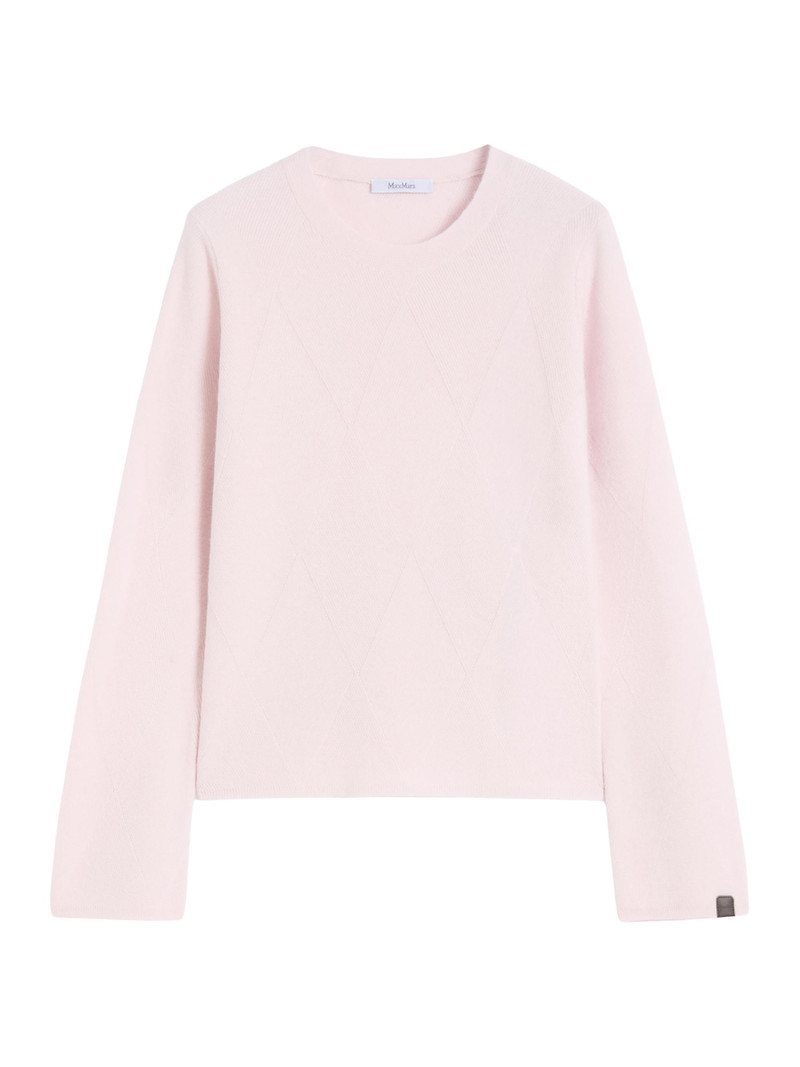 Women's Cashmere Yarn Sweater - Pink 1