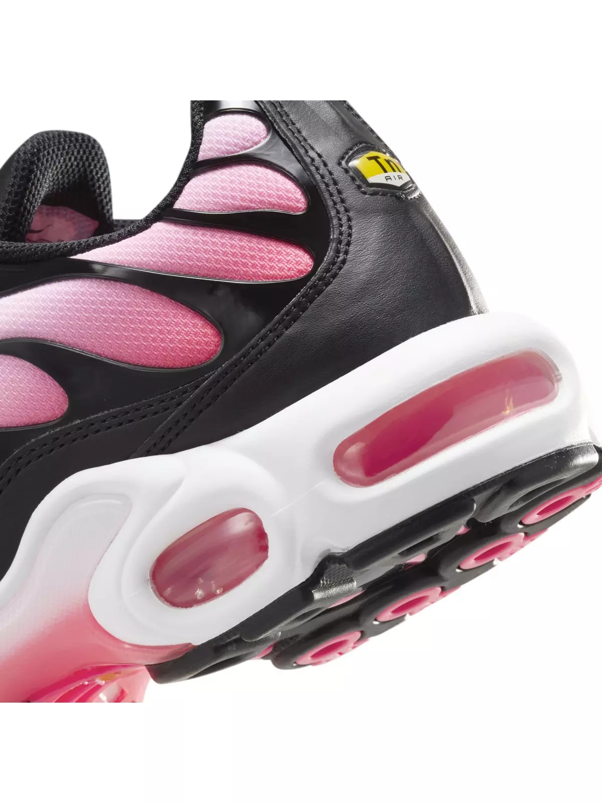 Air Max Plus "Black/White/Hot Punch" Women's Shoe - 8