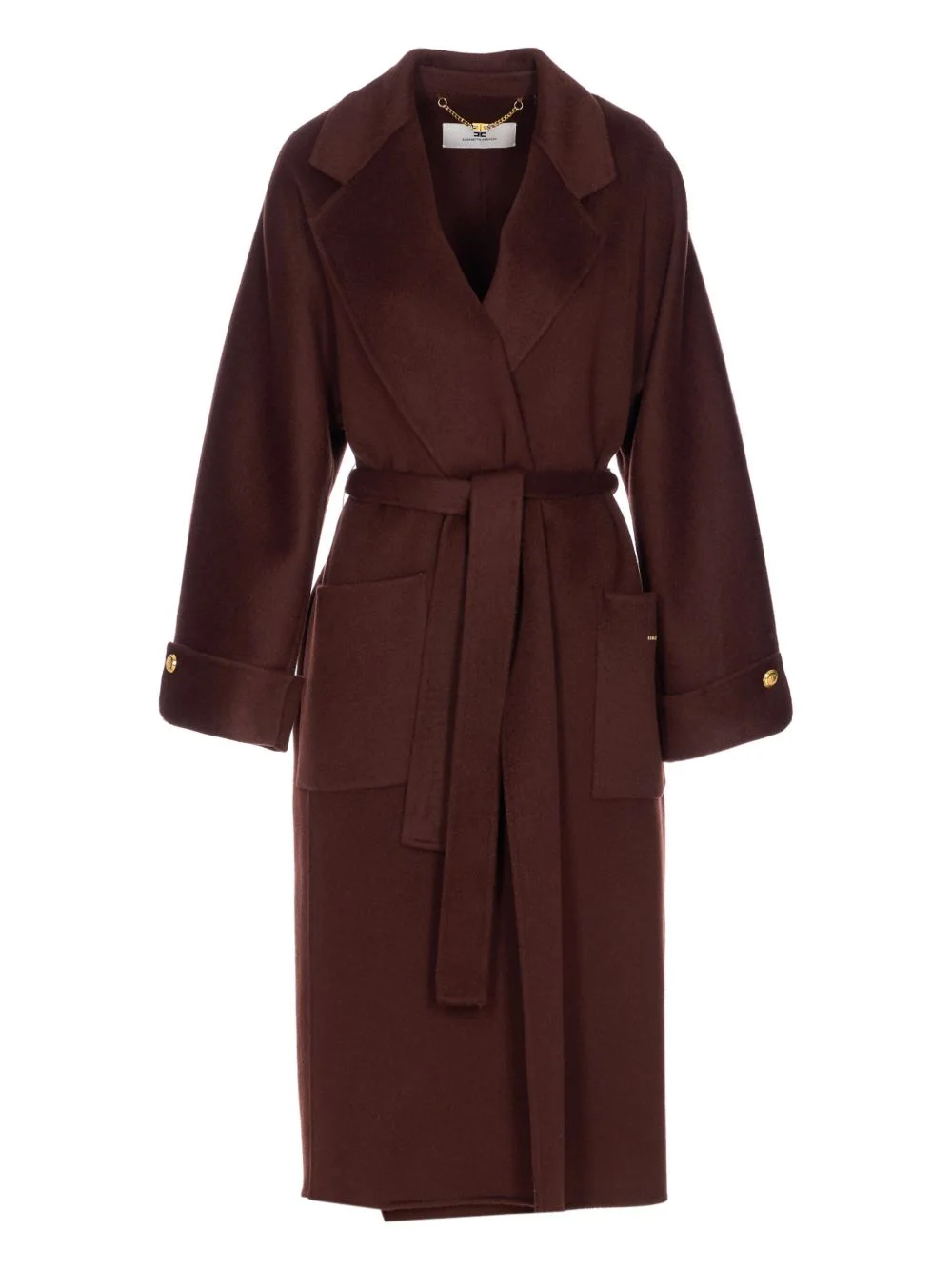 wool trench coat - 1
