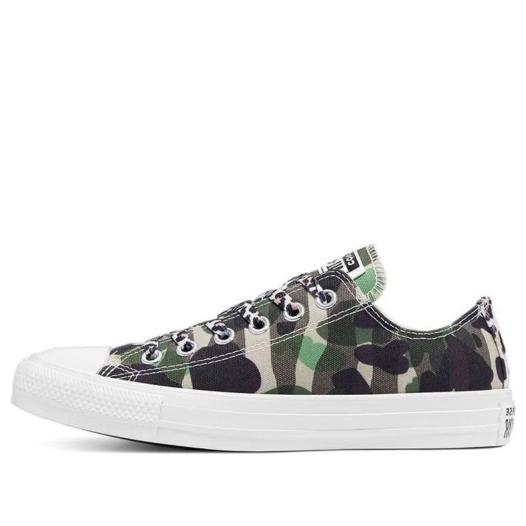 (WMNS) Converse Chuck Taylor All Star Low Top Camo-Green 570780C - 1