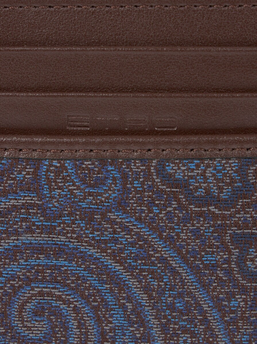 ETRO ESSENTIAL JACQUARD CARD HOLDER - 3