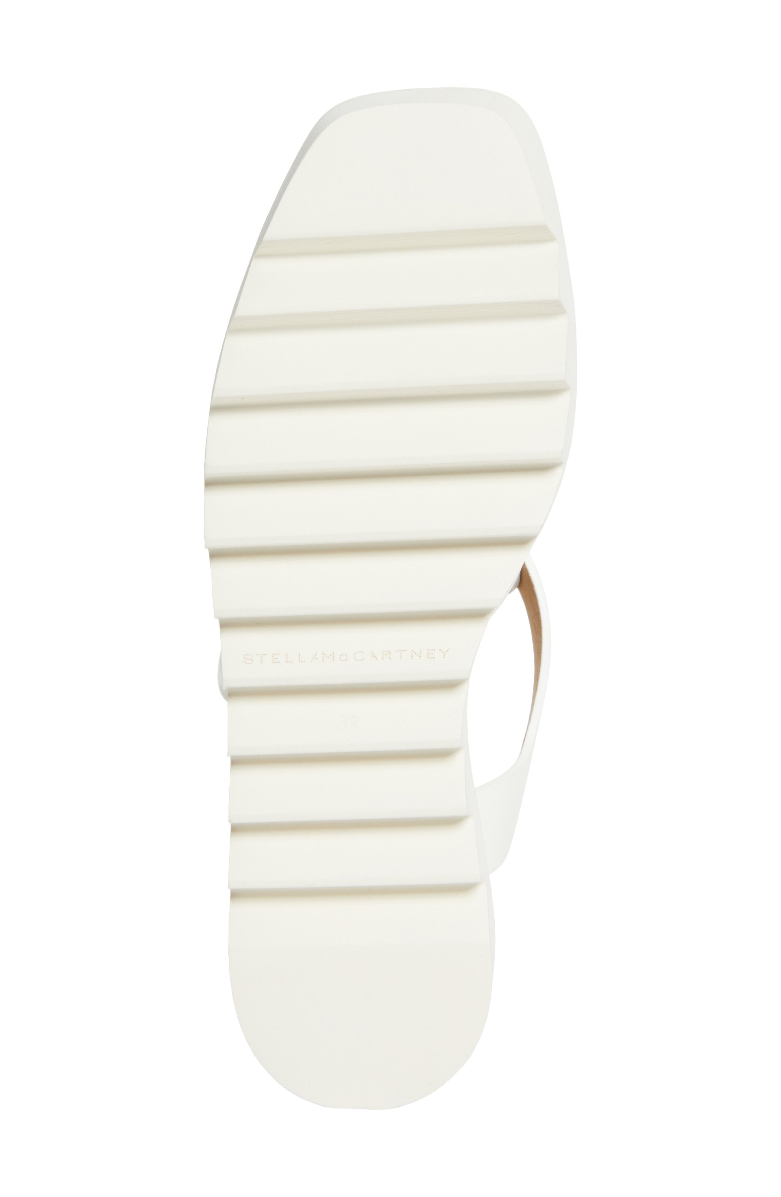 Stella McCartney Elyse Wedge Fisherman Sandal in Ivory at Nordstrom - 6