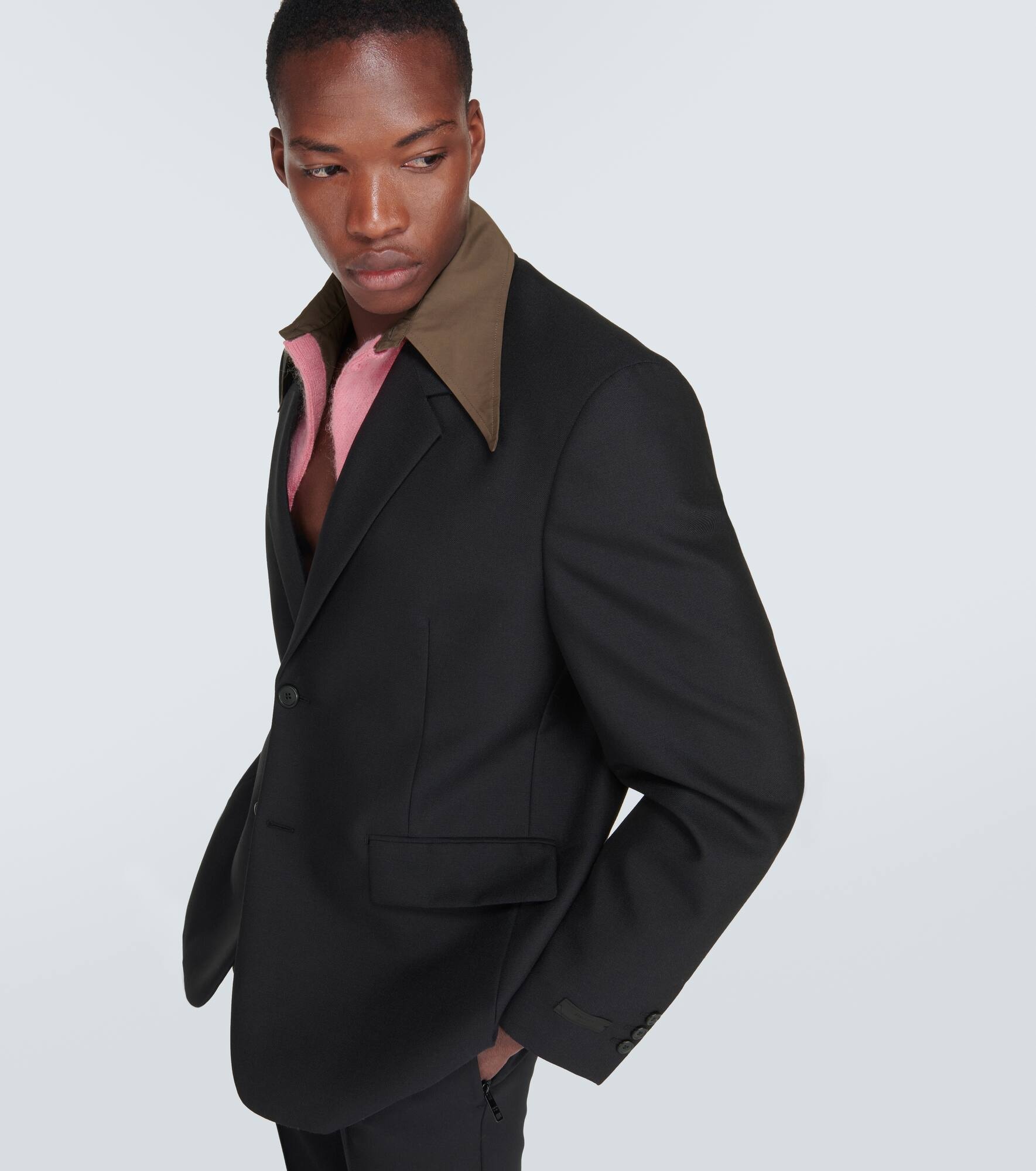 Wool and mohair suit jacket - 5