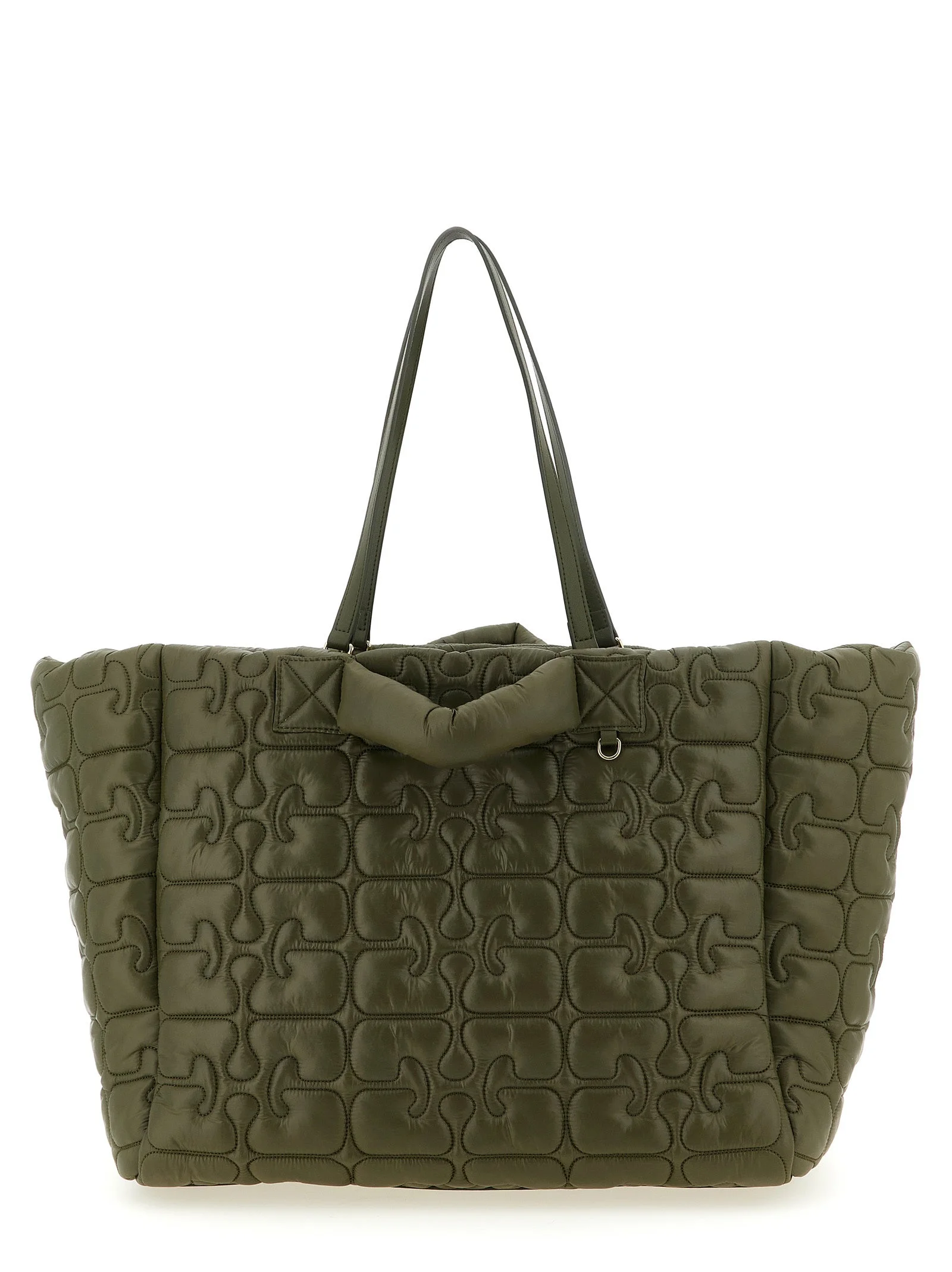 Quilted Re-Tech Xxl Tote Tote Bag Green - 1