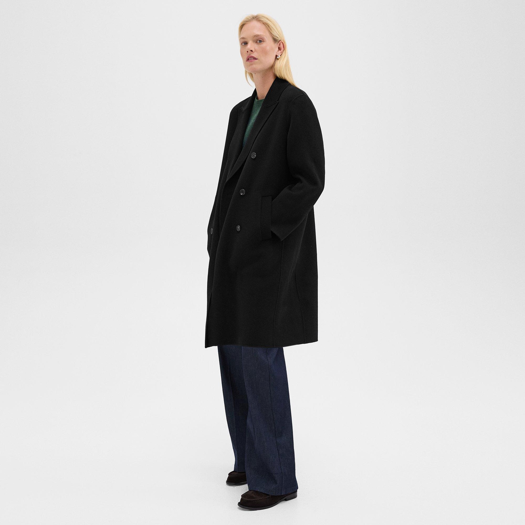 Double-Breasted Coat in Double-Face Wool-Cashmere - 2