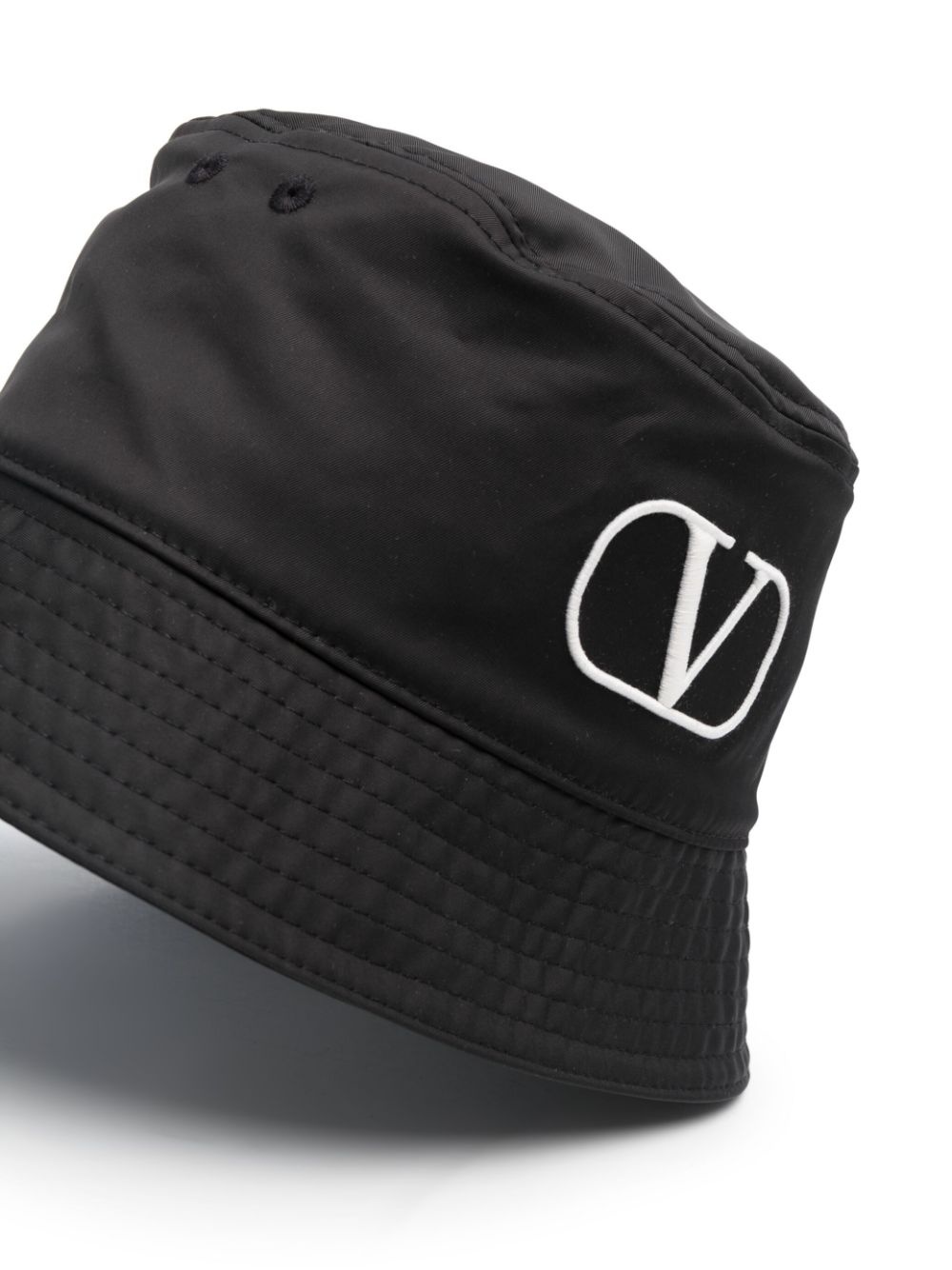 VLogo-embroidered bucket hat - 2