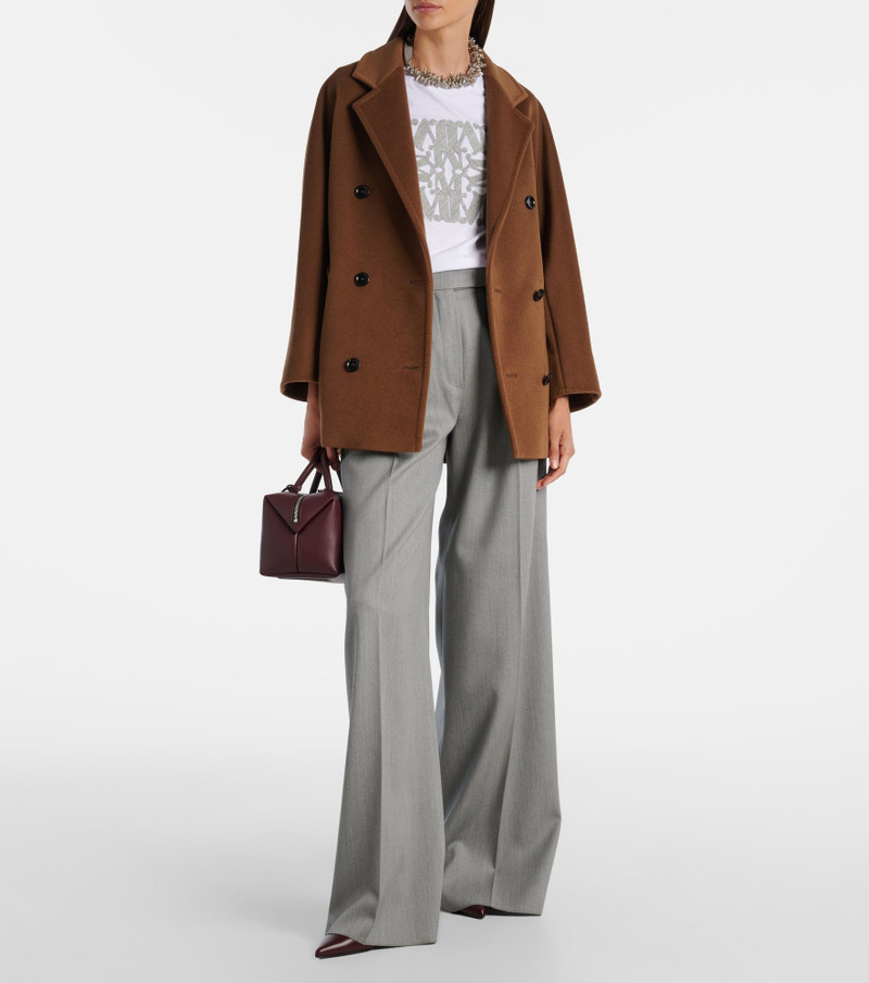 Max Mara Baden virgin wool wide-leg pants outlook