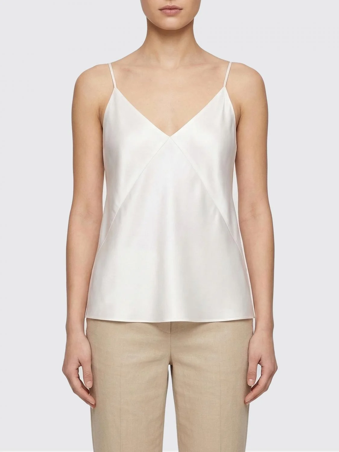 Max Mara Women Max Mara Basic Silk Top - 1