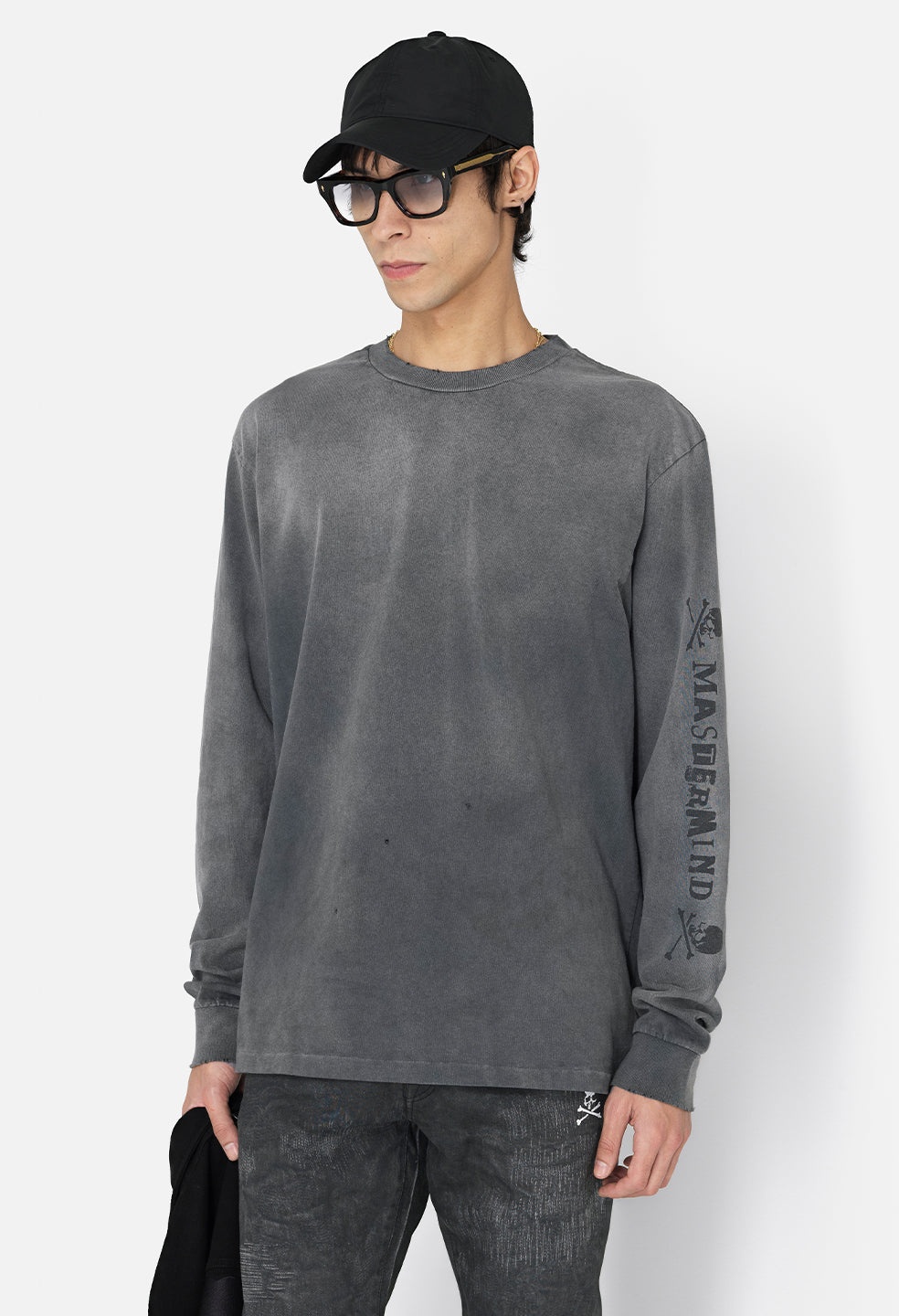 JE X MASTERMIND LS VINTAGE ROCK TEE - 2