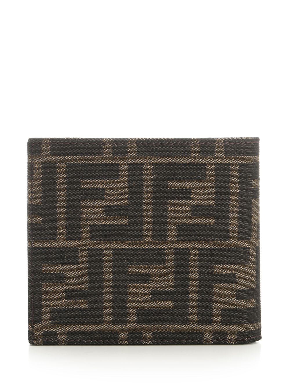 Fendi Diagonal Wallet Wallets Brown - 3