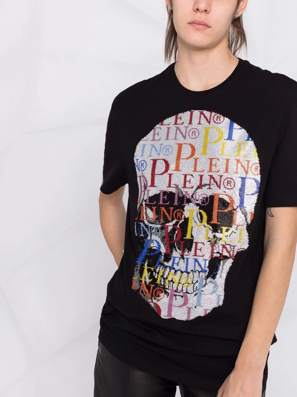 skull-print short-sleeve T-shirt - 3