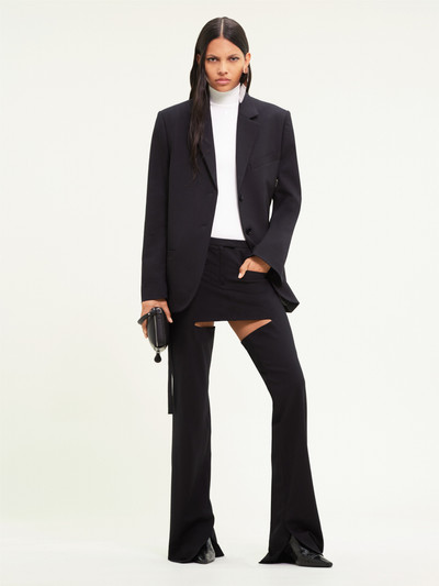 courrèges STRAP WOOL TAILORED JACKET outlook