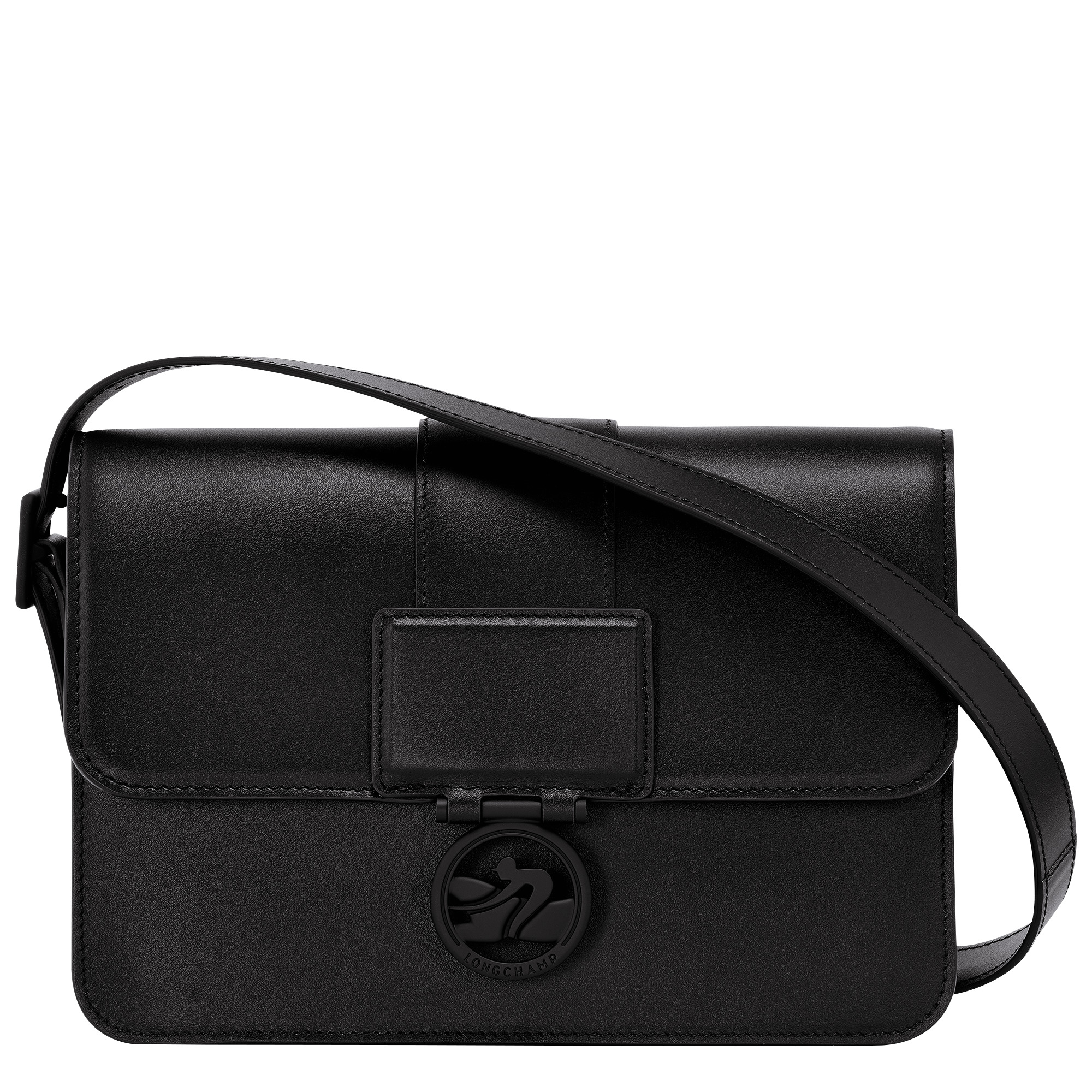 Box-Trot M Crossbody bag Black - Leather - 1
