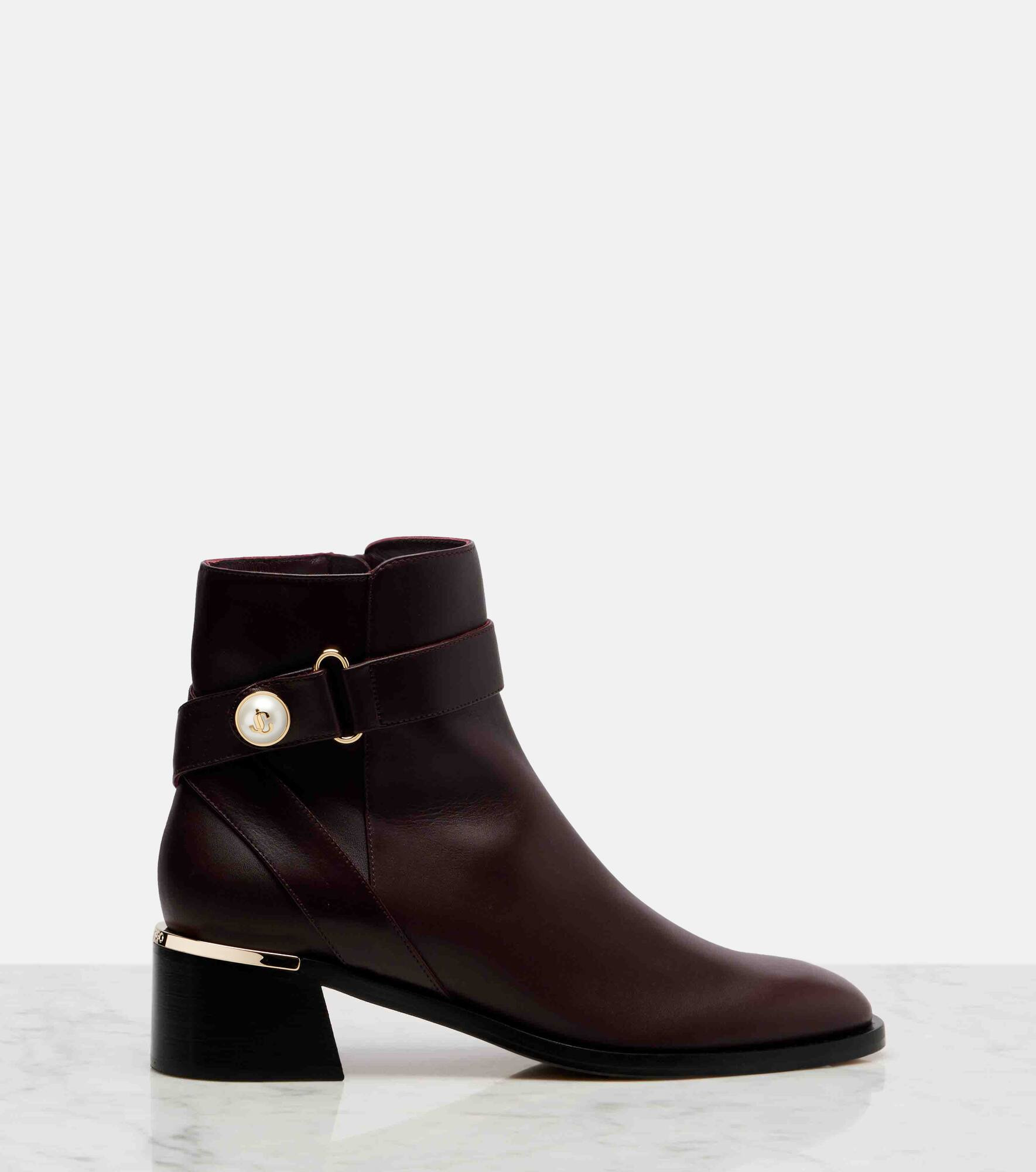 Noor 45 embellished leather ankle boots - 4