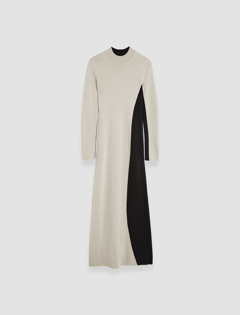 Bi-Colour Knit Dress 1