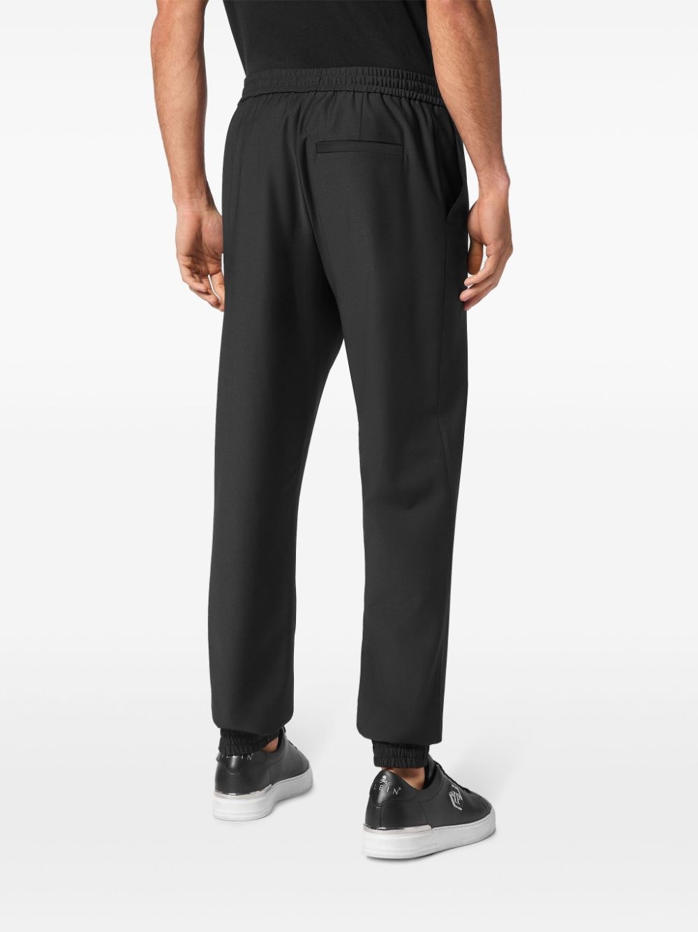 drawstring-waist track pants - 4