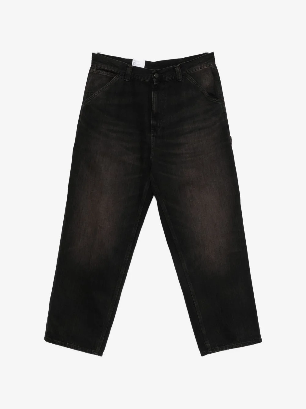 faded-effect hammer-loop jeans - 1