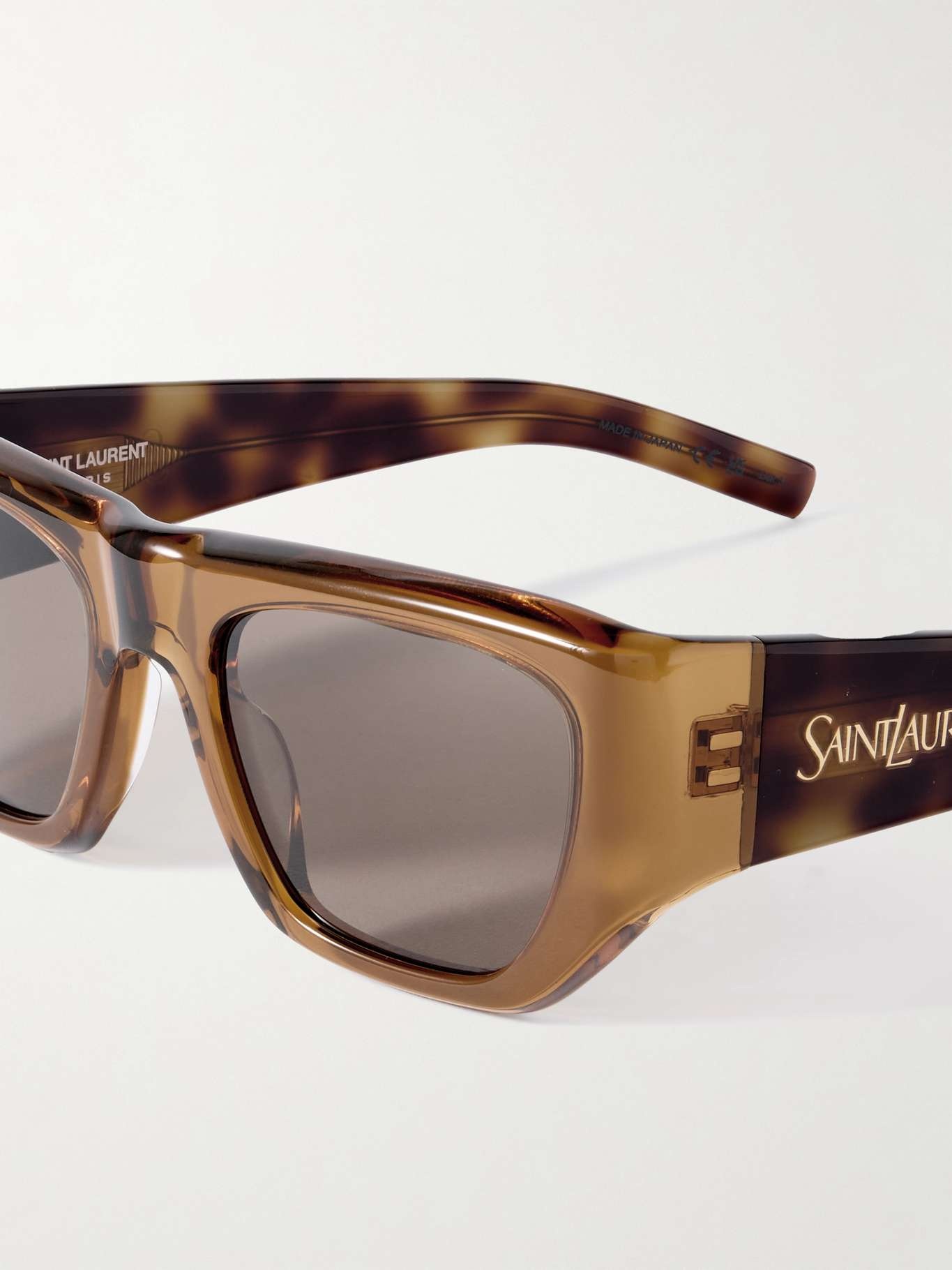 D-frame tortoiseshell acetate sunglasses Brown - 4