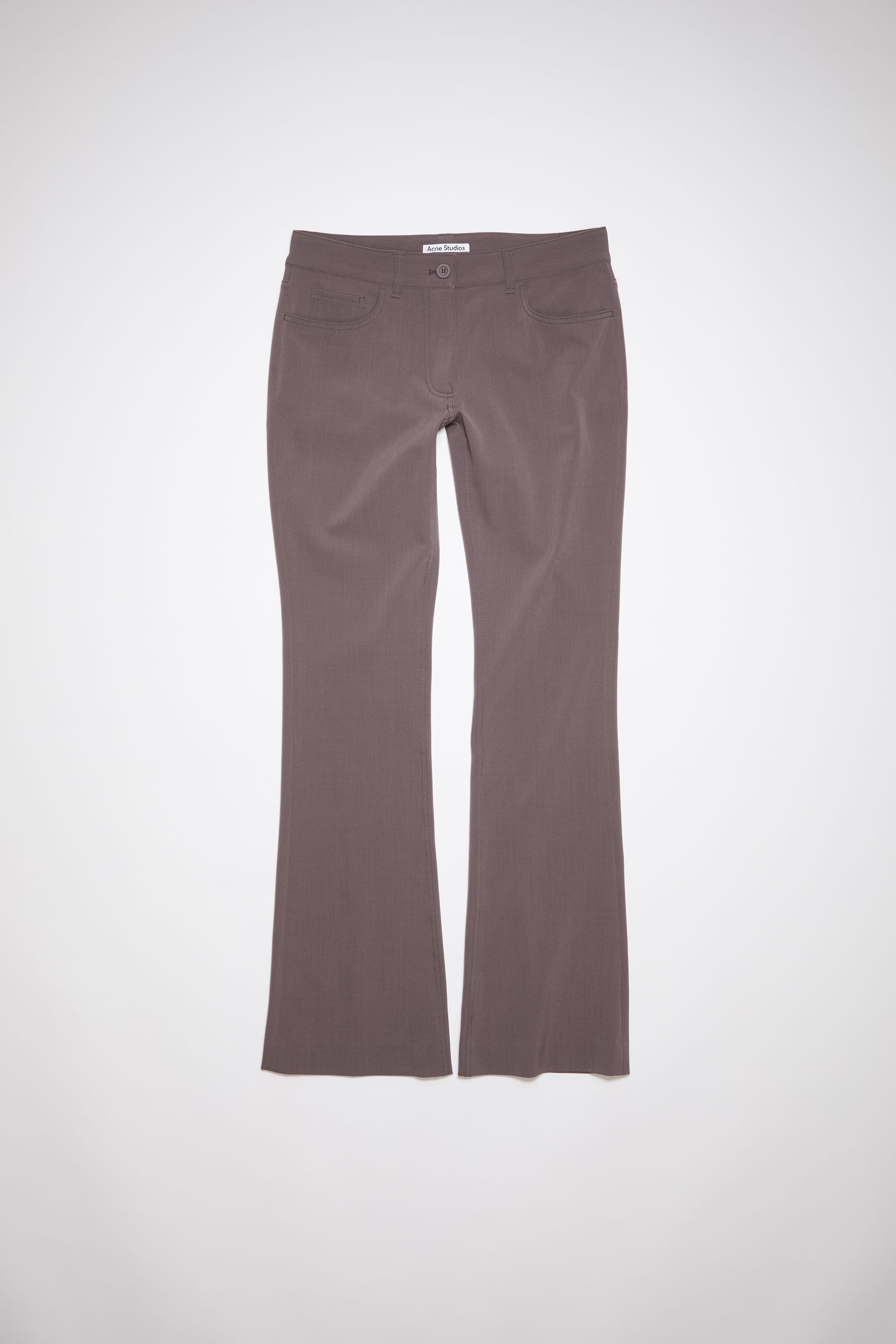 Wool blend trousers - Dove purple - 6