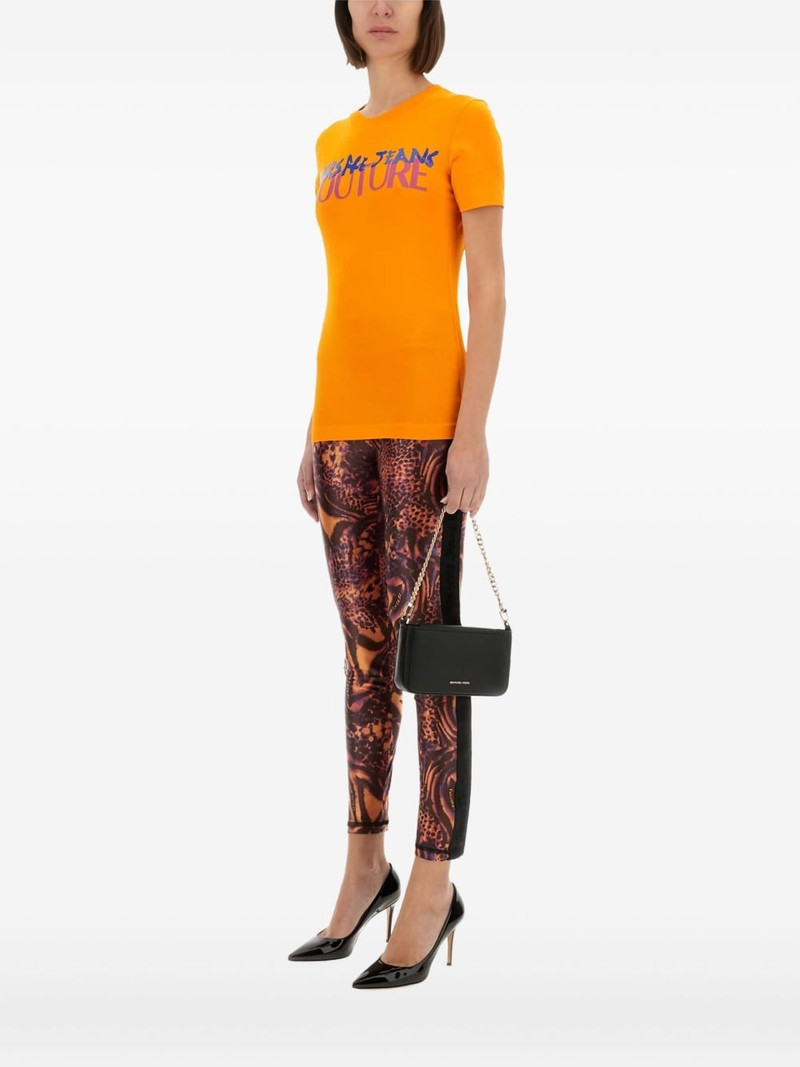 VERSACE JEANS COUTURE logo-print T-shirt outlook