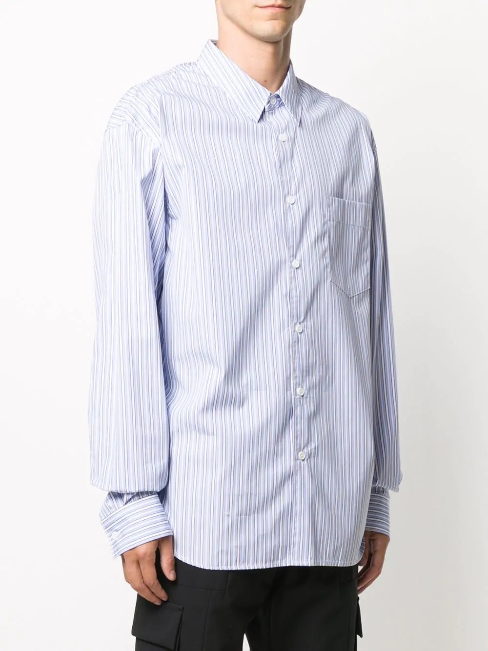 striped long-sleeved shirt  - 3