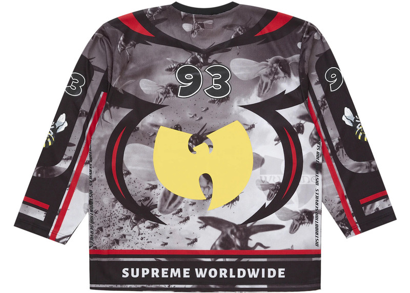 Supreme Supreme Wu-Tang Clan Hockey Jersey Black outlook