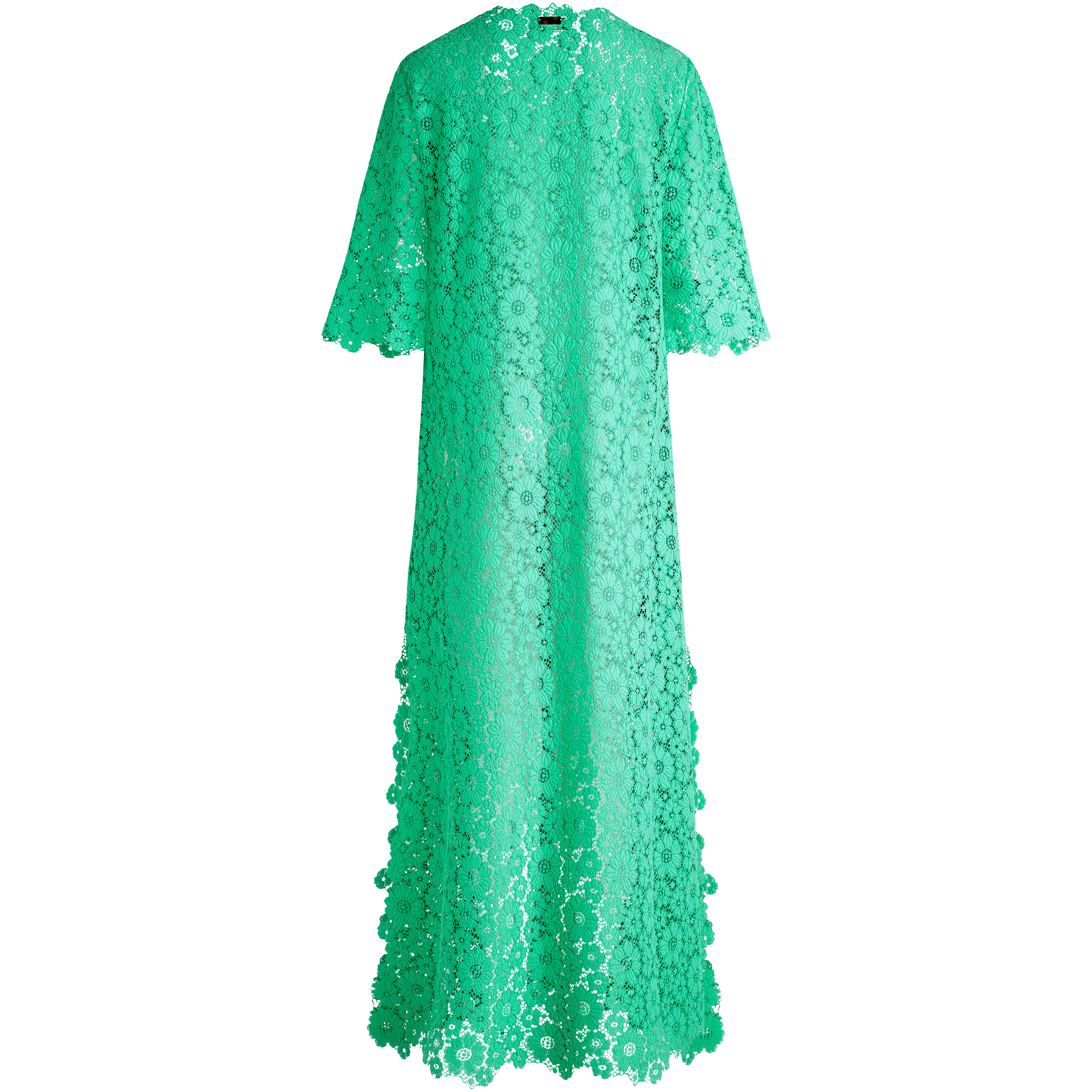 Women Guipure Kaftan Flowers Lace - 2